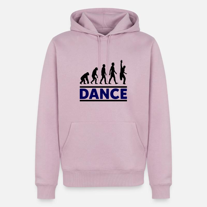 Tanz Evolution Break Hip-Hop - Männer Premium Bio Hoodie - Altrosa