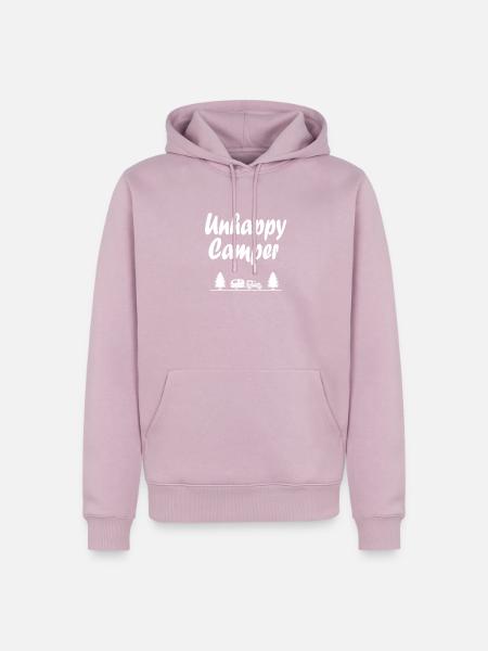 Unglücklicher Camper - Männer Premium Bio Hoodie - Altrosa