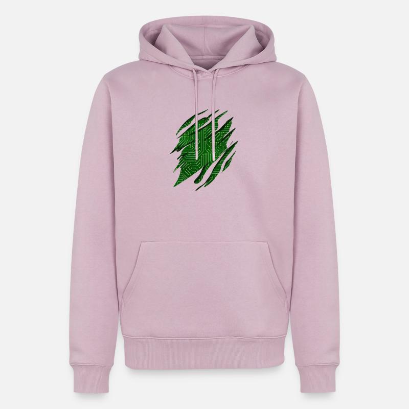 Entwickler Coder Programmierer - Männer Premium Bio Hoodie - Altrosa