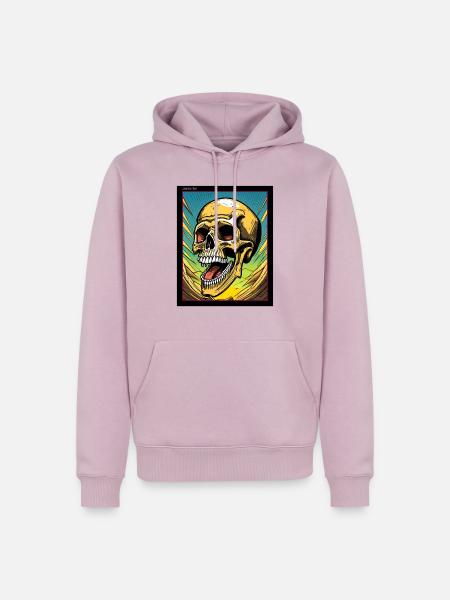 gedankenstürme four - Männer Premium Bio Hoodie - Altrosa