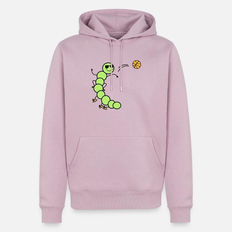 b ball raupe - Männer Premium Bio Hoodie - Altrosa