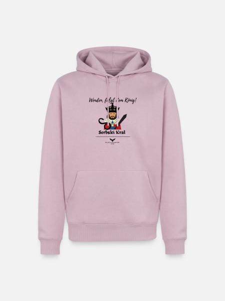 Spreewald Sage Serbski Kral Wendenkönig - Männer Premium Bio Hoodie - Altrosa