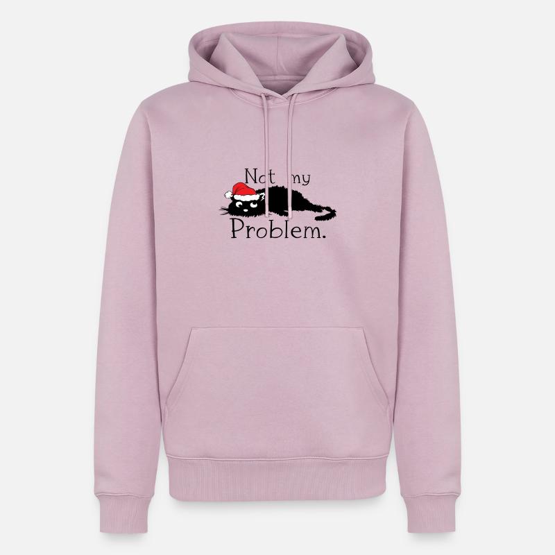Ce n’est pas mon problème - Sweat à capuche Premium bio Homme - rose poudré