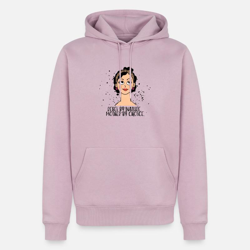 Mutter Statement - Männer Premium Bio Hoodie - Altrosa