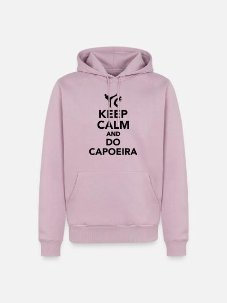 Capoeira - Männer Premium Bio Hoodie - Altrosa