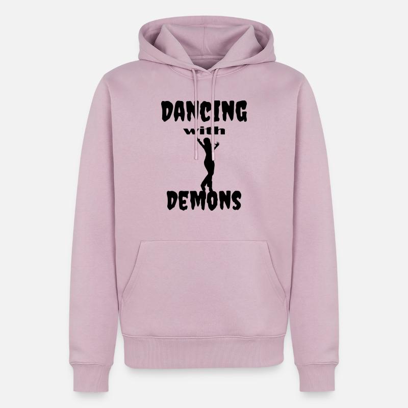 Danse Musique de danse - Sweat à capuche Premium bio Homme - rose poudré
