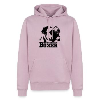 Deutscher Boxer - Männer Premium Bio Hoodie - Altrosa - Vorne - Nico (187cm)