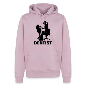 Zahnärztin - Männer Premium Bio Hoodie - Altrosa - Vorne - Nico (187cm)