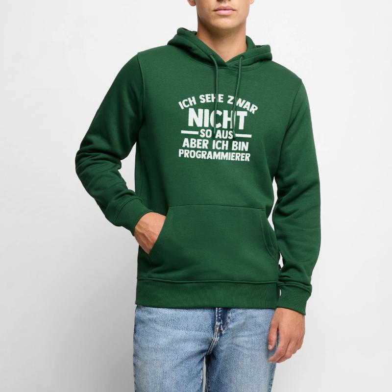 Programmieren Entwickler Coder Programmierer Männer Premium Bio Hoodie