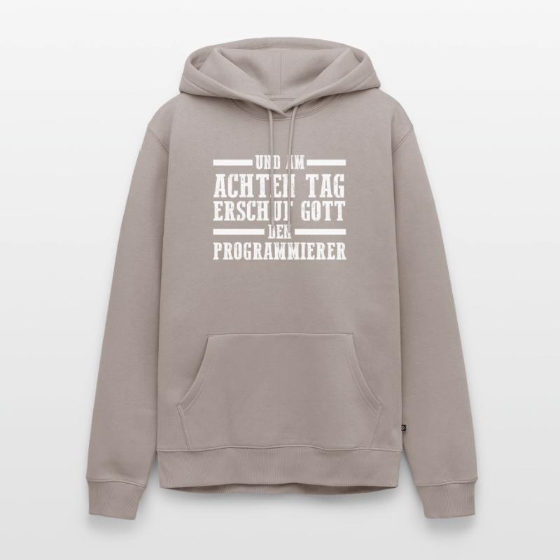 Programmieren Entwickler Coder Programmierer Männer Premium Bio Hoodie
