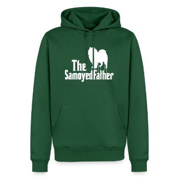 Samojede Gassi Motiv Lustiges Samojeden Herren - Männer Premium Bio Hoodie - Flaschengrün - Vorne - Nico (187cm)