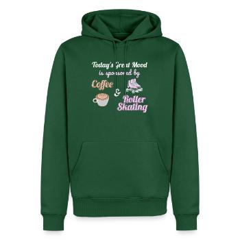 Roller Skating Inline Skating Inline Skates - Männer Premium Bio Hoodie - Flaschengrün - Vorne - Nico (187cm)