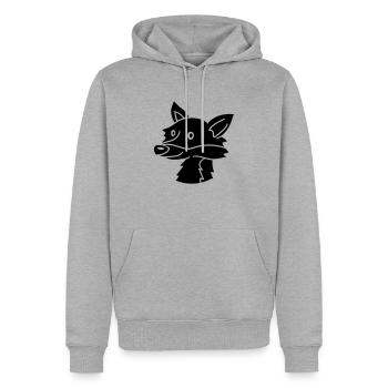 head black face cute beautiful cute little child f - Men’s Premium Organic Hoodie - heather grey - Front - Thijin (182cm)