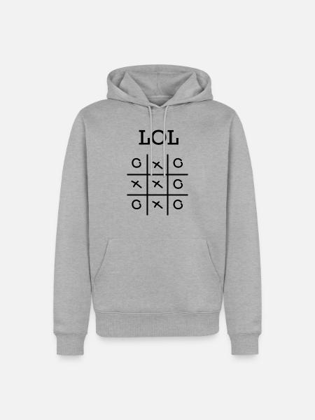 boardgame chess backgammon game night - Männer Premium Bio Hoodie - Grau meliert