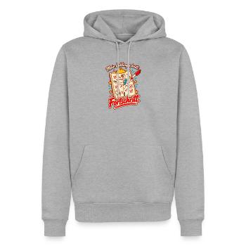 Tanzlehrer Tanzlehrerin Geschenk Fortschritt - Männer Premium Bio Hoodie - Grau meliert - Vorne - Thijin (182cm)