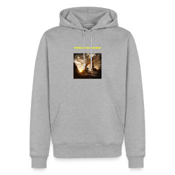 Mir reicht's! - Männer Premium Bio Hoodie - Grau meliert - Vorne - Thijin (182cm)