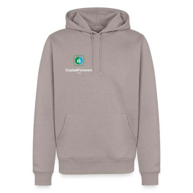 TrustedFirmware Logo vertical white