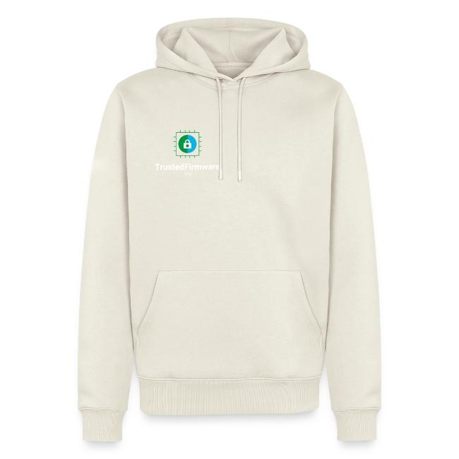 TrustedFirmware Logo vertical white