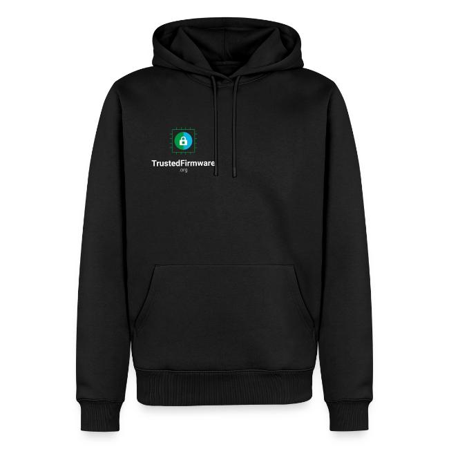 TrustedFirmware Logo vertical white