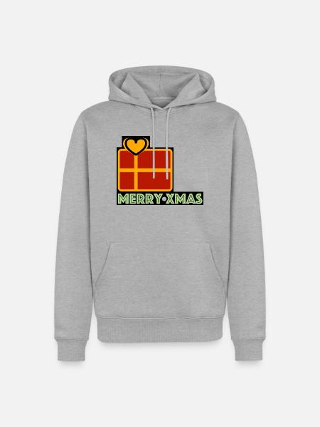 XMAS - Collection - Männer Premium Bio Hoodie - Grau meliert