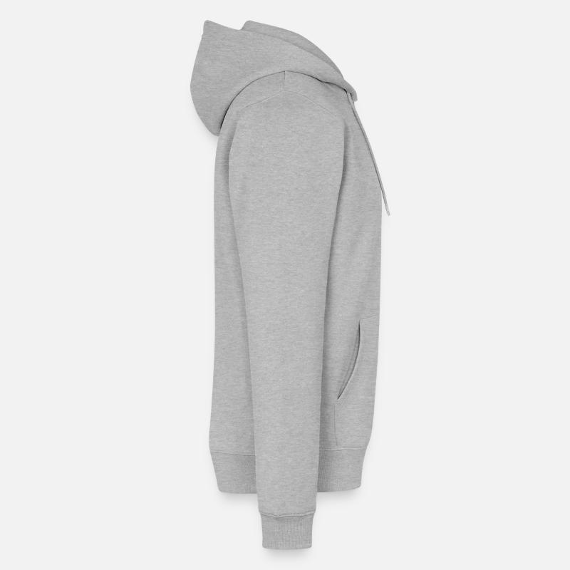 Forellen Angler Männer Premium Bio Hoodie