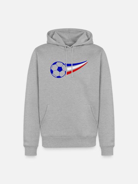 France Soccer - Men’s Premium Organic Hoodie - heather grey