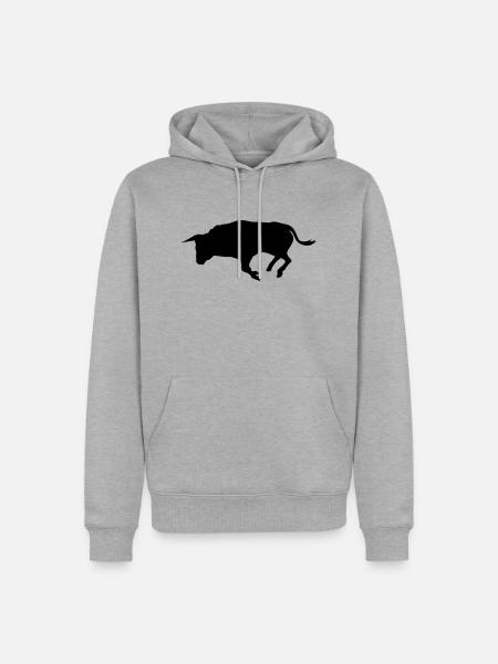 stier - Men’s Premium Organic Hoodie - heather grey