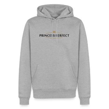 princess perfect (2c) - Men’s Premium Organic Hoodie - heather grey - Front - Thijin (182cm)