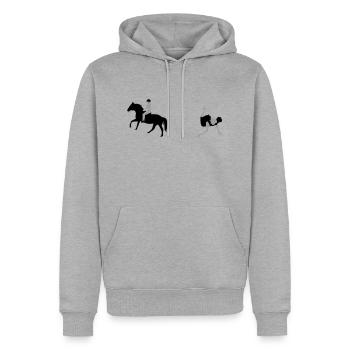Thomas ziag o - Men’s Premium Organic Hoodie - heather grey - Front - Thijin (182cm)