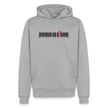 Tanz aus der Reihe - Männer Premium Bio Hoodie - Grau meliert - Vorne - Thijin (182cm)