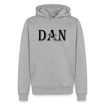 Dan - Men’s Premium Organic Hoodie - heather grey - Front - Thijin (182cm)