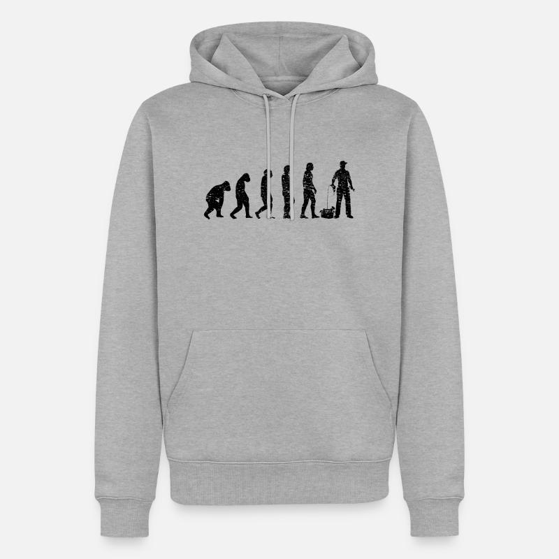 Craft Evolution Craftsman Tool Électronique - Sweat à capuche Premium bio Homme - gris chiné