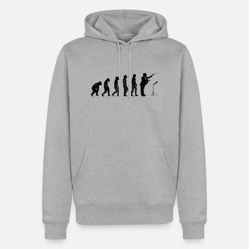 Dirigenten Geschenk Dirigent Musik Dirigieren - Männer Premium Bio Hoodie - Grau meliert