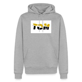 Tom - Men’s Premium Organic Hoodie - heather grey - Front - Thijin (182cm)