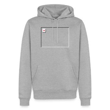 Image manquante – Fichier non trouvé Paysage - Sweat à capuche Premium bio Homme - gris chiné - Devant - Thijin (182cm)