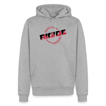 starr - Männer Premium Bio Hoodie - Grau meliert - Vorne - Thijin (182cm)