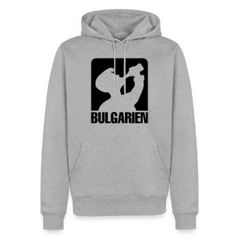 bulgarien urlaub party - Männer Premium Bio Hoodie - Grau meliert - Vorne - Thijin (182cm)