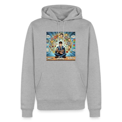 study ABA - Sweat à capuche Premium bio Homme