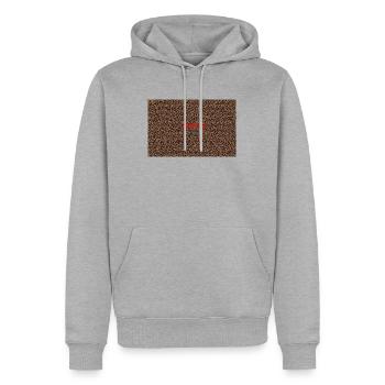 Stunning - Männer Premium Bio Hoodie - Grau meliert - Vorne - Thijin (182cm)