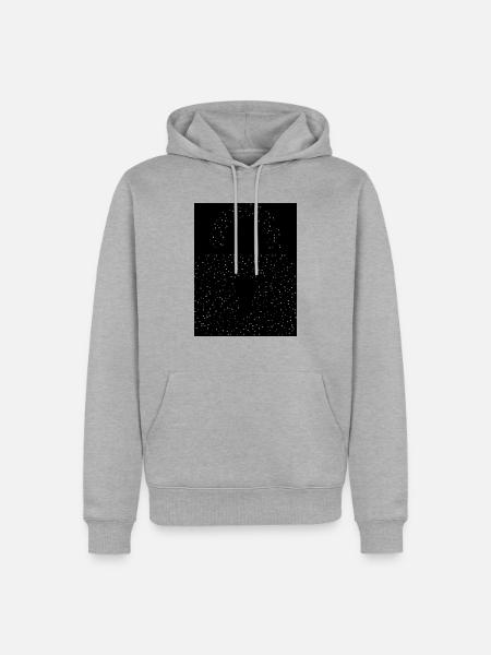 schlüssel - Männer Premium Bio Hoodie - Grau meliert