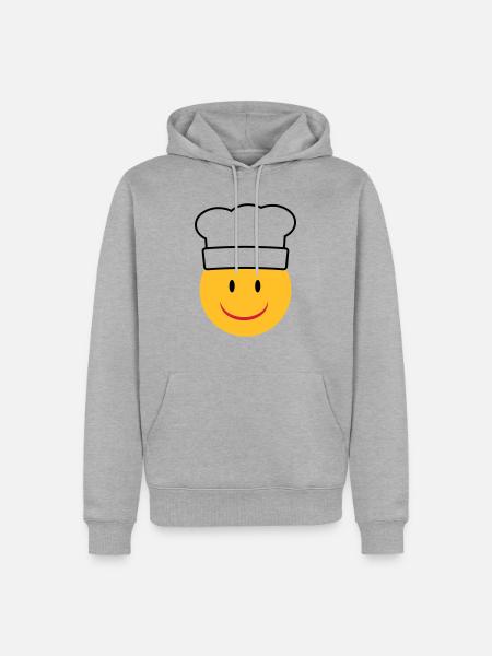 cuisiner - Sweat à capuche Premium bio Homme - gris chiné