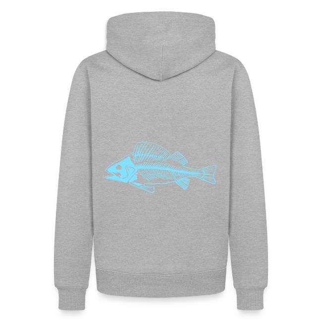 Blauer Barsche, blaue Fischgräten T-Shirt