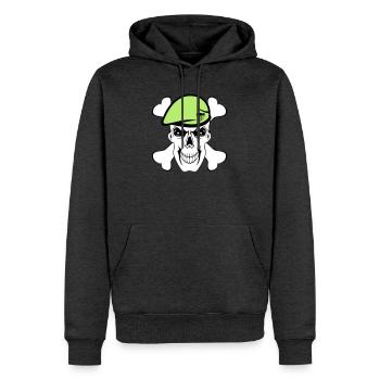 Party Shirt ,Feiern , Karneval, Söldner (25) - Männer Premium Bio Hoodie - Anthrazit meliert - Vorne - Thijin (182cm)