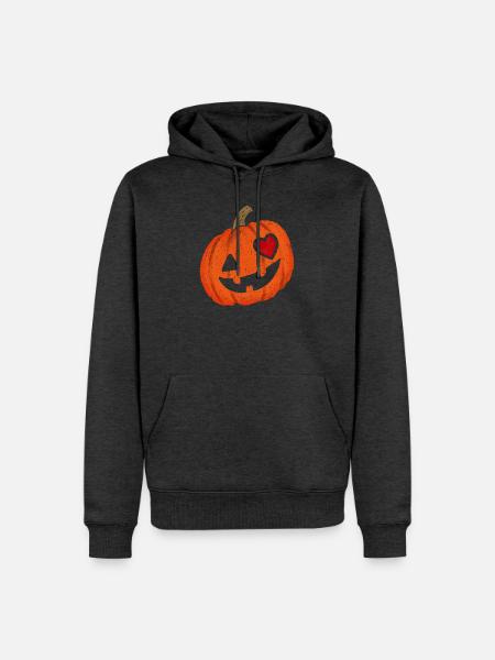 Zucchini - Männer Premium Bio Hoodie - Anthrazit meliert