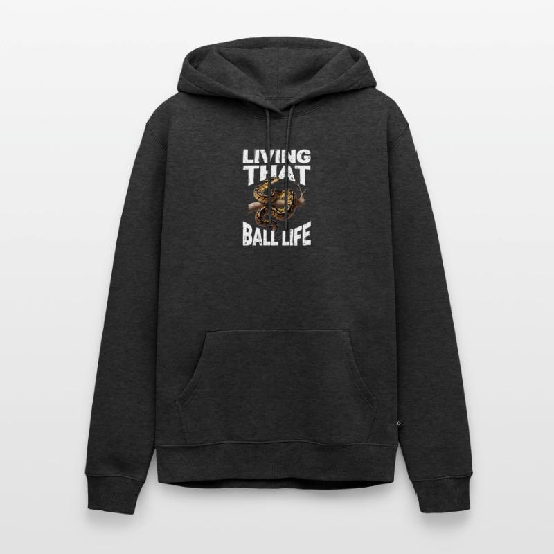 Python roi Serpents Amateurs de terrarium Python Sweat à capuche Premium bio Homme