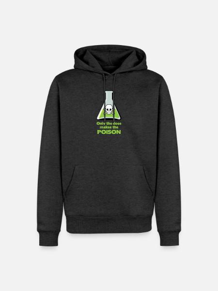 Gift - Männer Premium Bio Hoodie - Anthrazit meliert