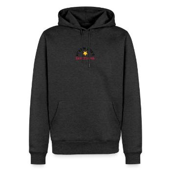 Barcelona - Männer Premium Bio Hoodie - Anthrazit meliert - Vorne - Thijin (182cm)
