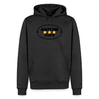 Go-Kart / Karting / Kart / Fahrer - Männer Premium Bio Hoodie - Anthrazit meliert - Vorne - Thijin (182cm)