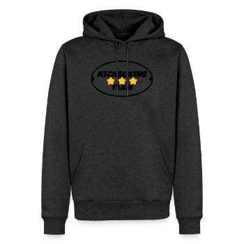 Kickboxing / Kickboxer / Kick Boxing / Kick Boxer - Men’s Premium Organic Hoodie - heather anthracite - Front - Thijin (182cm)