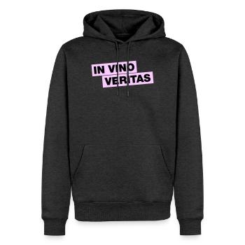 In Vino Veritas - Männer Premium Bio Hoodie - Anthrazit meliert - Vorne - Thijin (182cm)